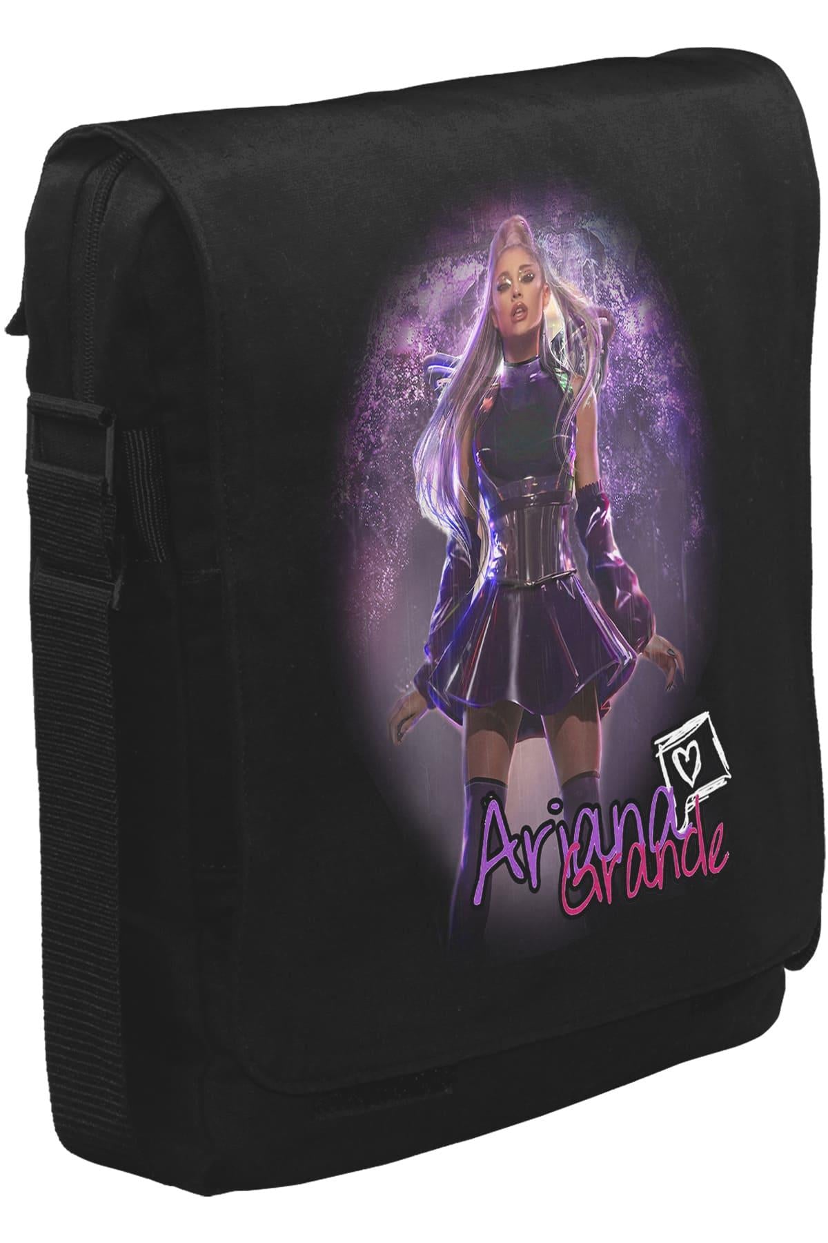 Ariana Grande Unisex Siyah Postacı Çanta