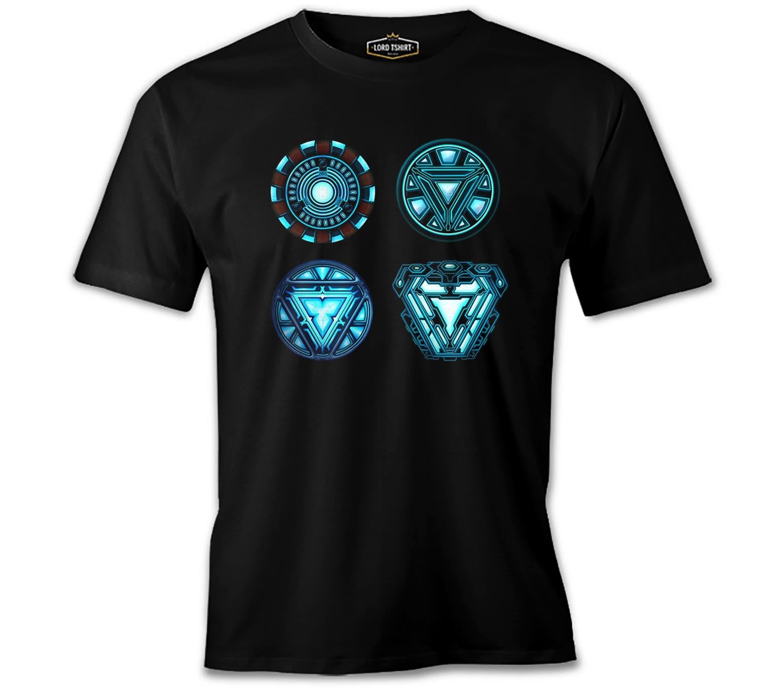 Ark Reaktör - Logolar Siyah Erkek Tshirt
