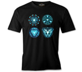 Ark Reaktör - Logolar Siyah Erkek Tshirt