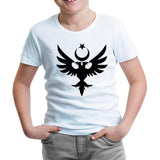 Arma - Çift Başlı Kartal Beyaz Çocuk Tshirt