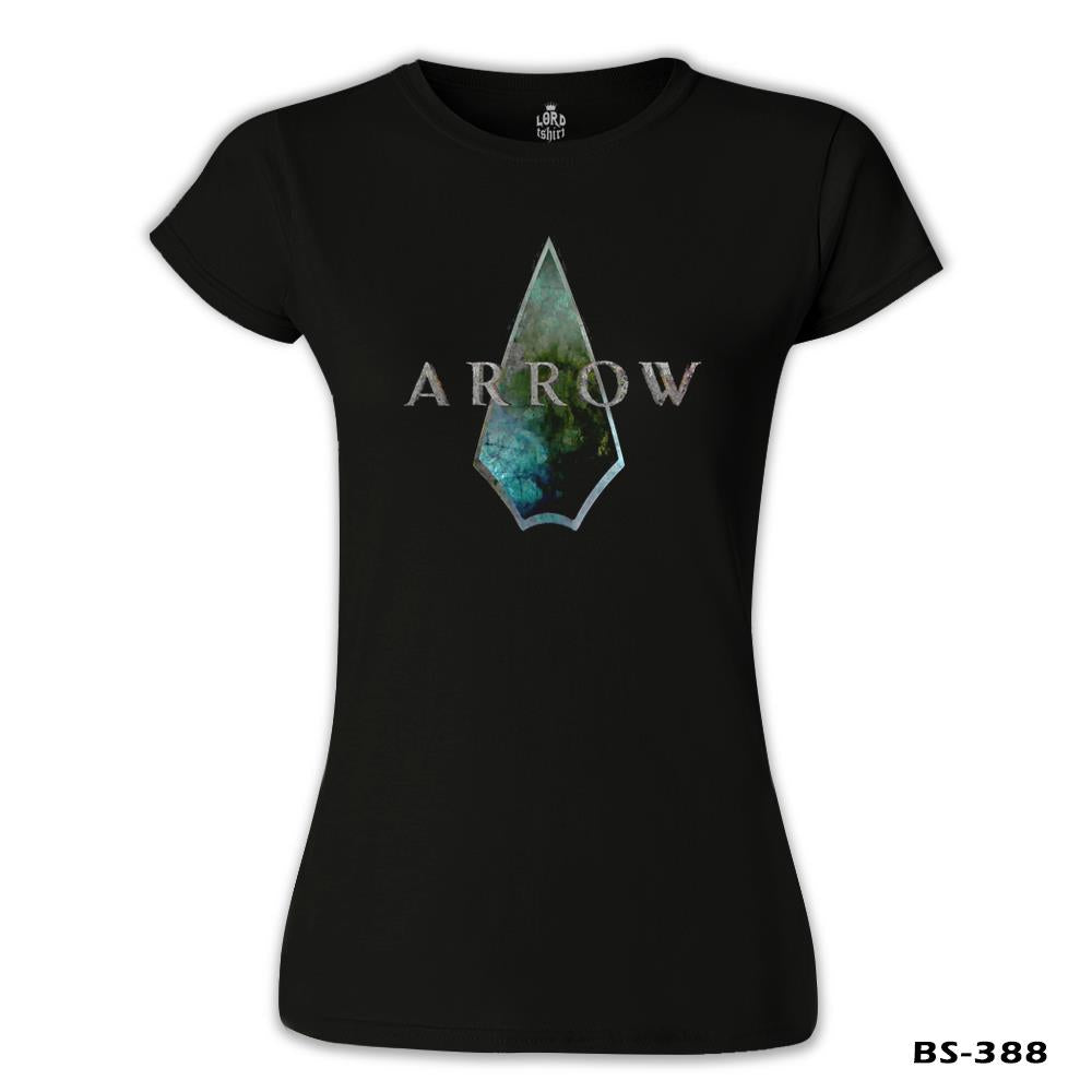 Arrow II Siyah Kadın Tshirt