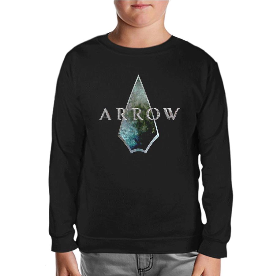 Arrow II Black Kids Sweatshirt