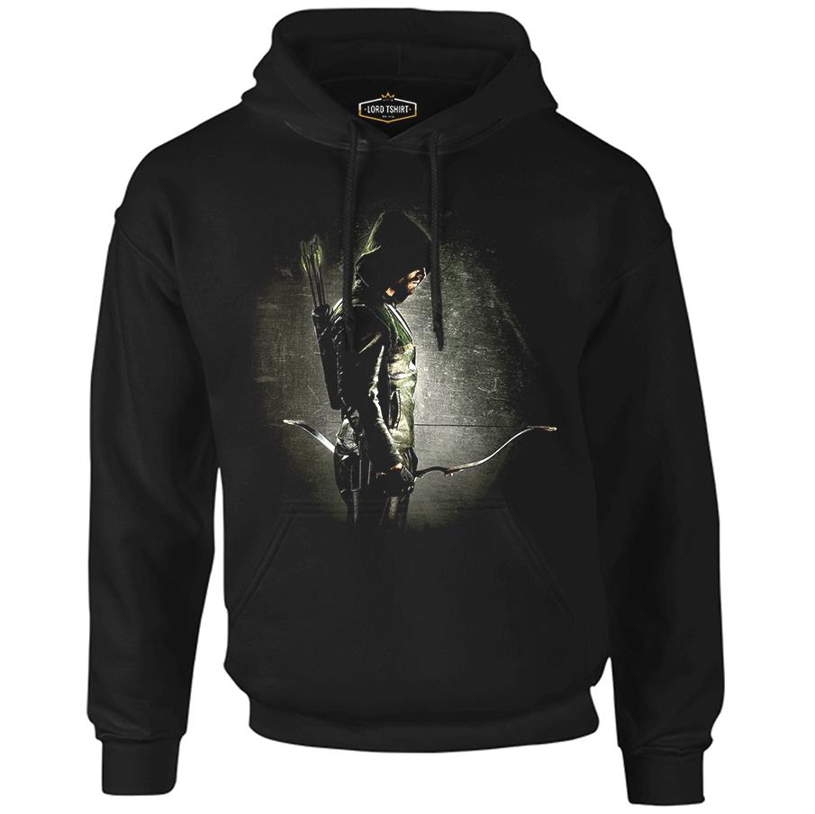 Arrow Black Men's Zipperless Hoodie