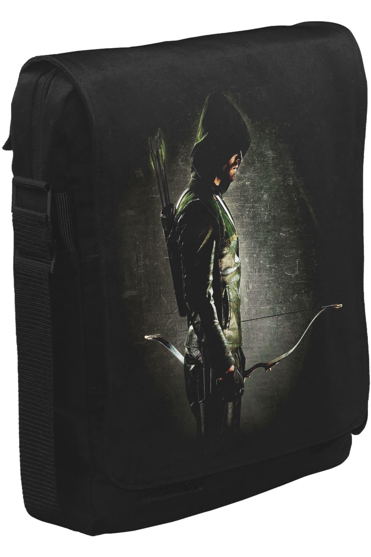 Arrow Unisex Siyah Postacı Çanta