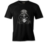 Rebel Spirit - Cool Skull Printed Black Men's Tshirt 