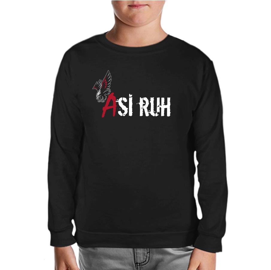 Rebel Spirit Black Kids Sweatshirt