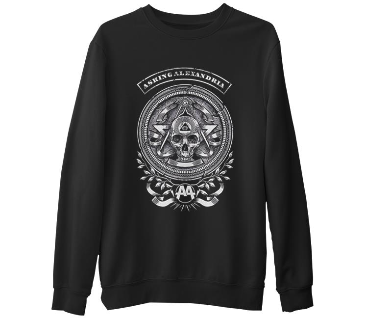 Asking Alexandria - AA Black Men's Thick Sweatshirt