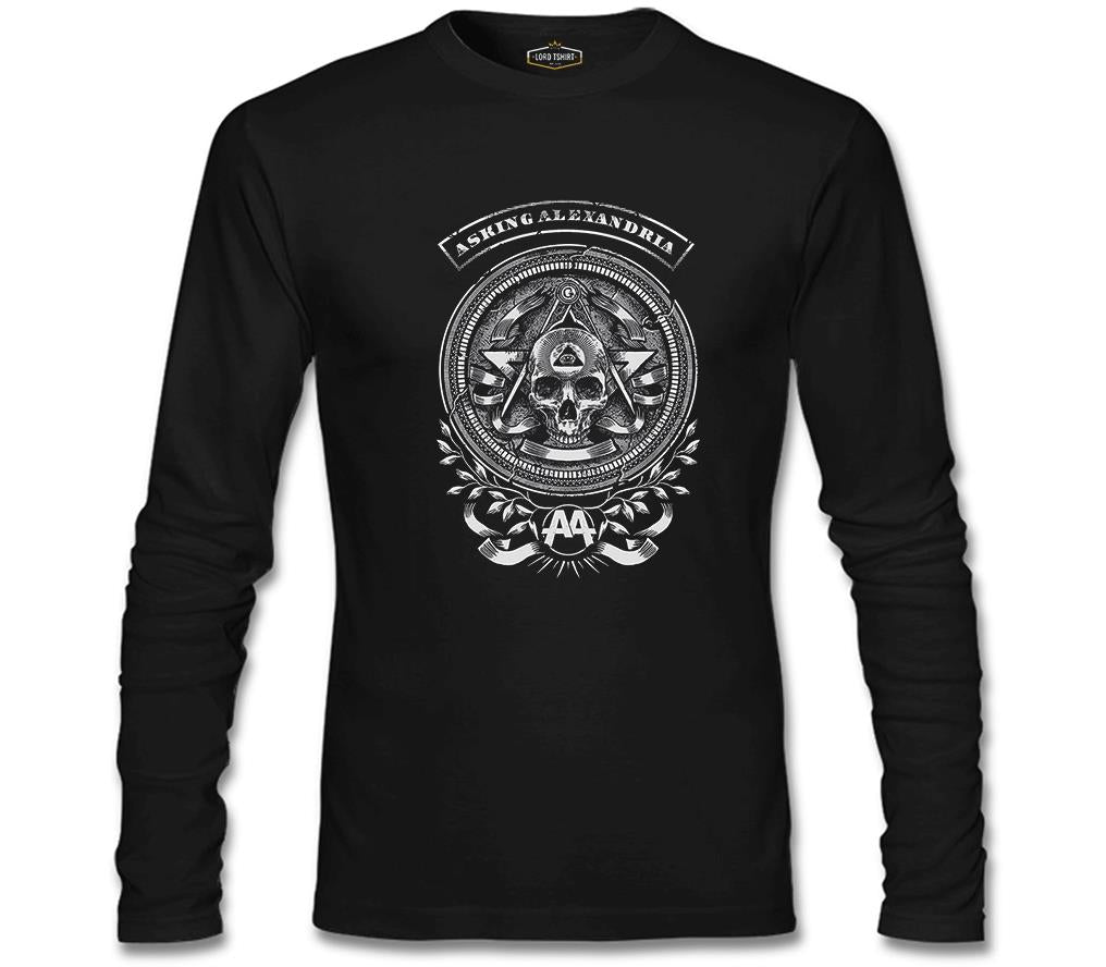 Asking Alexandria - AA Siyah Erkek Sweatshirt