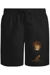 Aslan II Unisex Siyah Şort