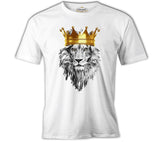 Aslan - The King Beyaz Erkek Tshirt