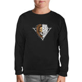 Lion Triangle Black Kids Sweatshirt