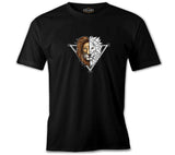 Aslan Triangle Siyah Erkek Tshirt