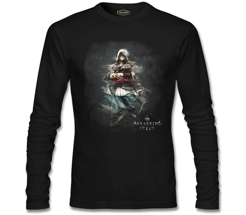 Assassin's Creed 2 Siyah Erkek Sweatshirt