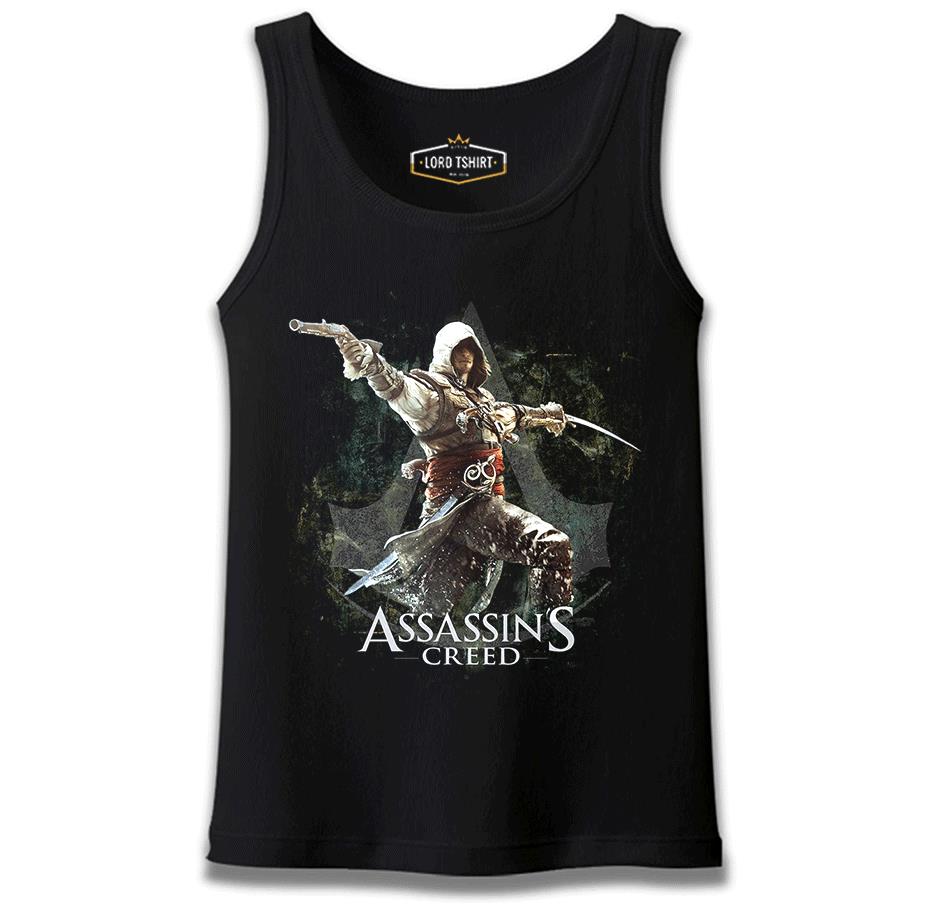 Assassin's Creed 3 Siyah Erkek Atlet