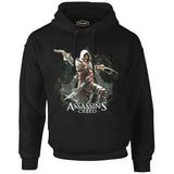 Assassin's Creed 3 Siyah Erkek Fermuarsız Kapşonlu