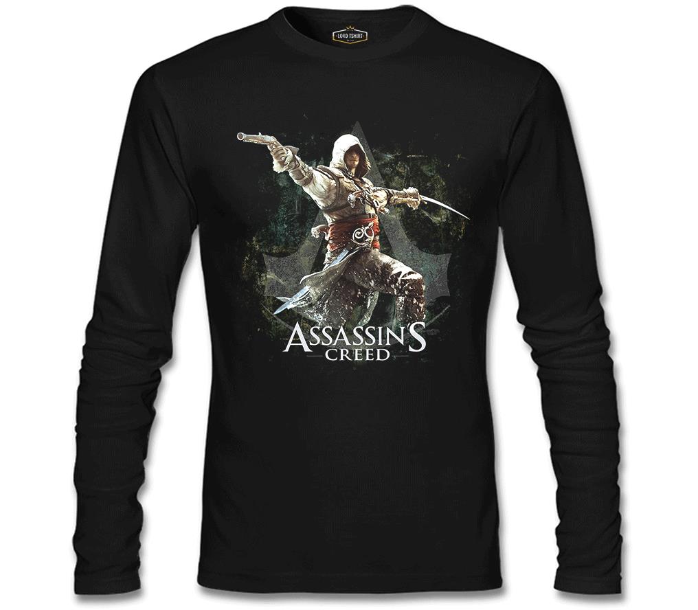 Assassin's Creed 3 Siyah Erkek Sweatshirt