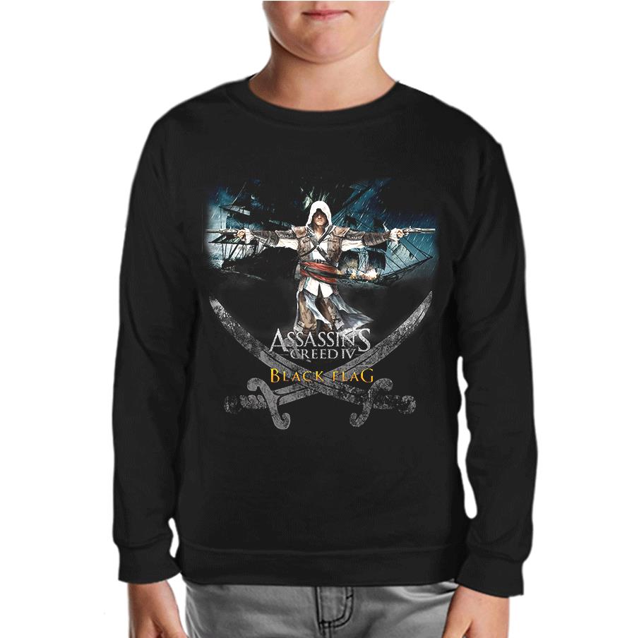 Assassin's Creed 4 Black Kids Sweatshirt