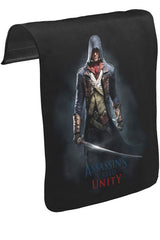 Assassin's Creed - Arno Unisex Siyah Tak-Çıkar Postacı Çanta Kapağı CK-337