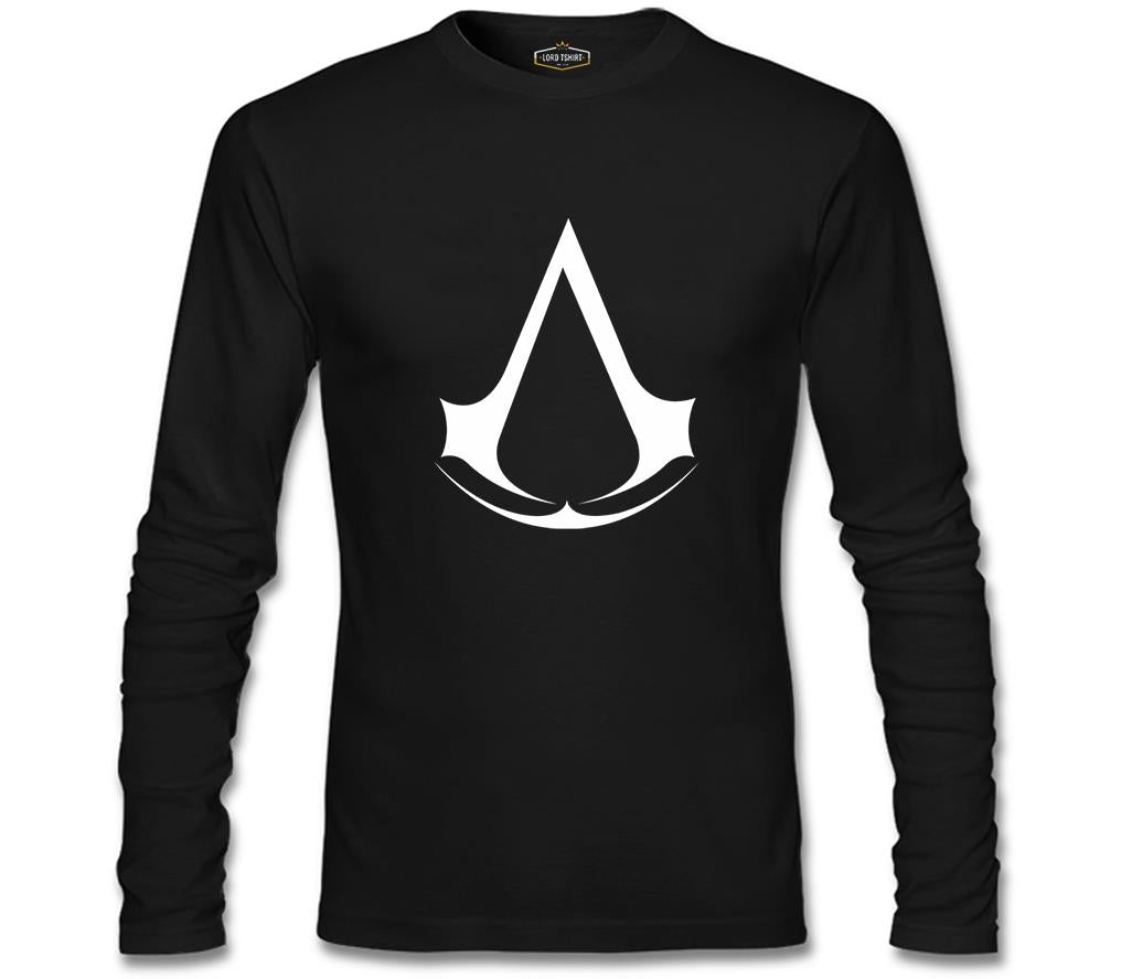 Assassin's Creed - Logo Siyah Erkek Sweatshirt