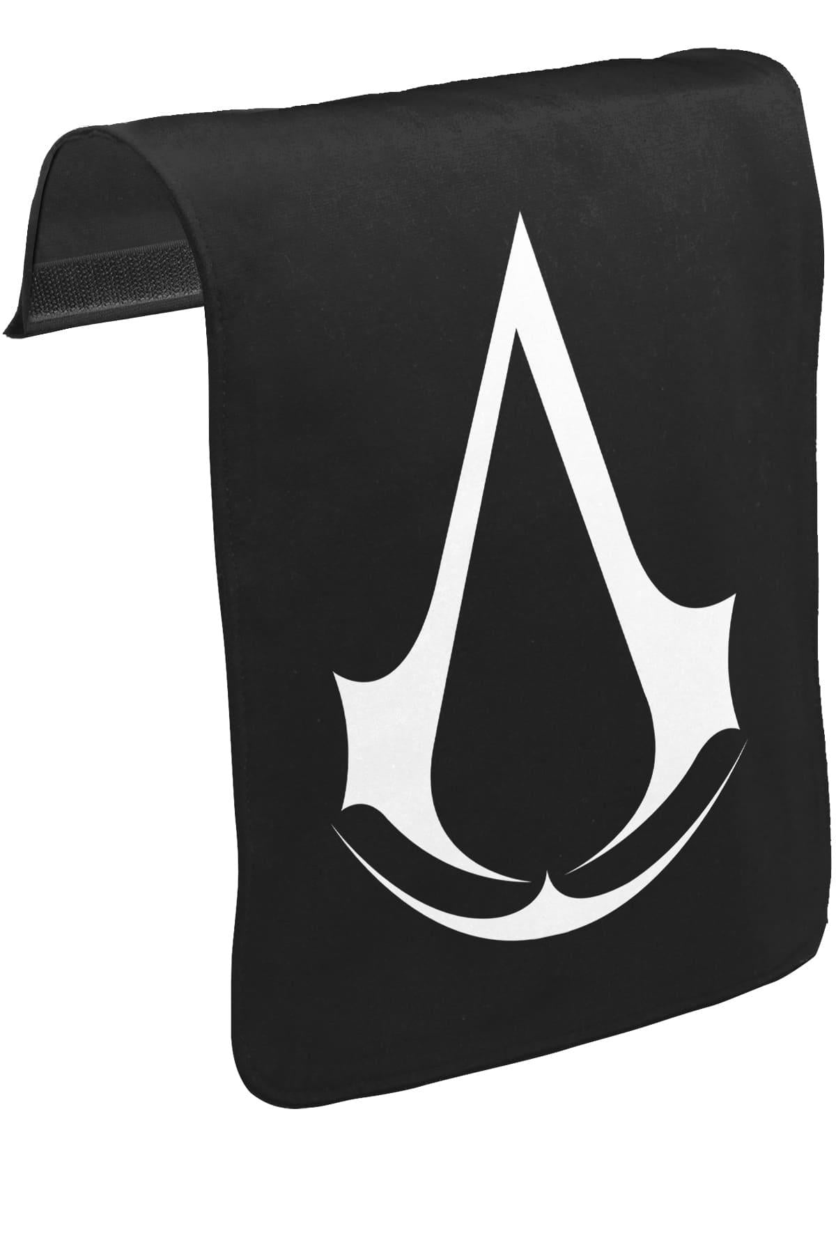 Assassin's Creed - Logo Unisex Siyah Tak-Çıkar Postacı Çanta Kapağı CK-1273