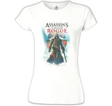 Assassin's Creed - Rogue Beyaz Kadın Tshirt