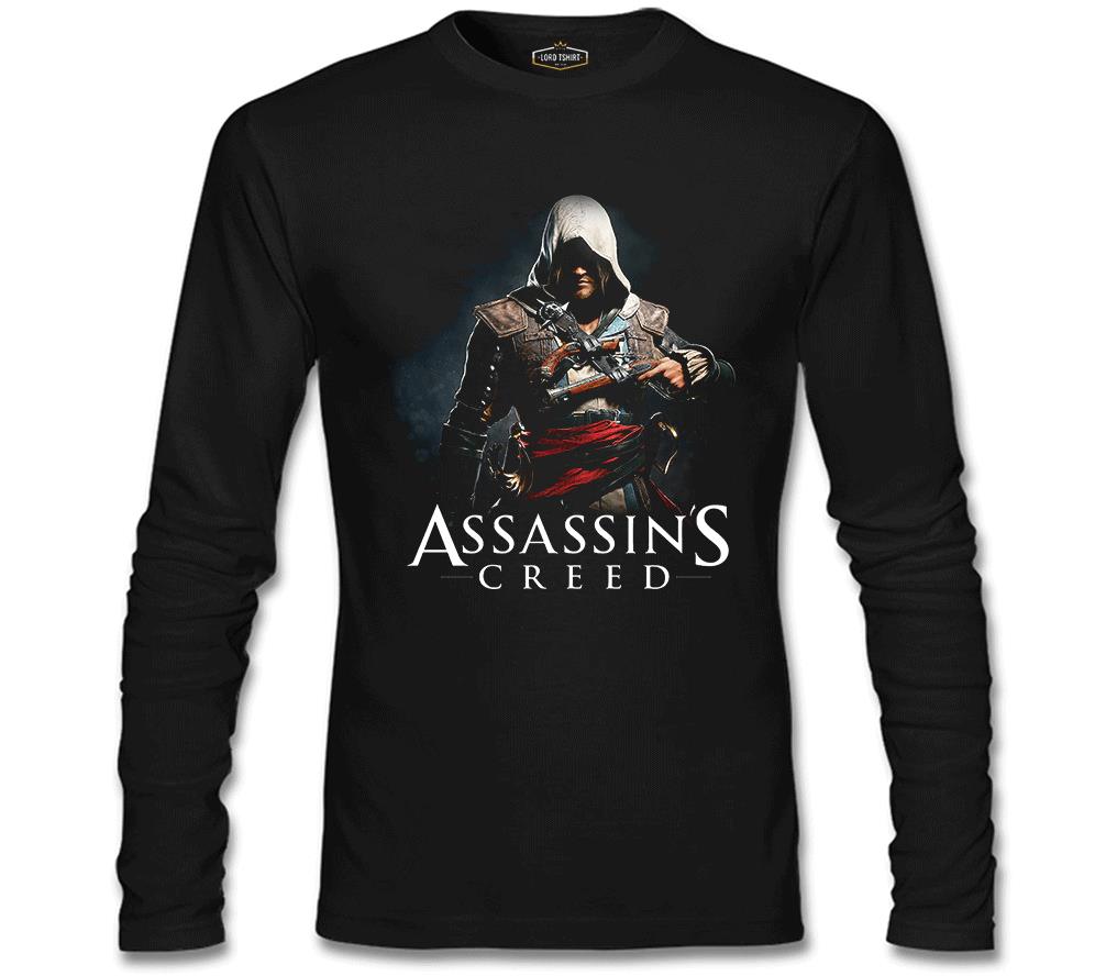 Assassin's Creed Siyah Erkek Sweatshirt