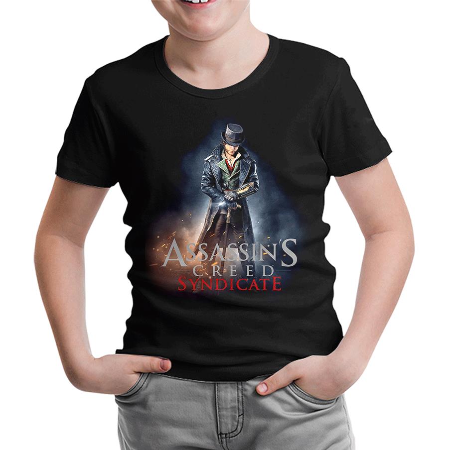 Assassin's Creed - Syndicate Siyah Çocuk Tshirt