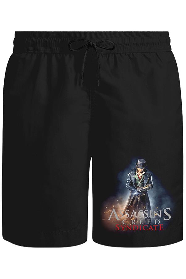 Assassin's Creed - Syndicate Unisex Siyah Şort