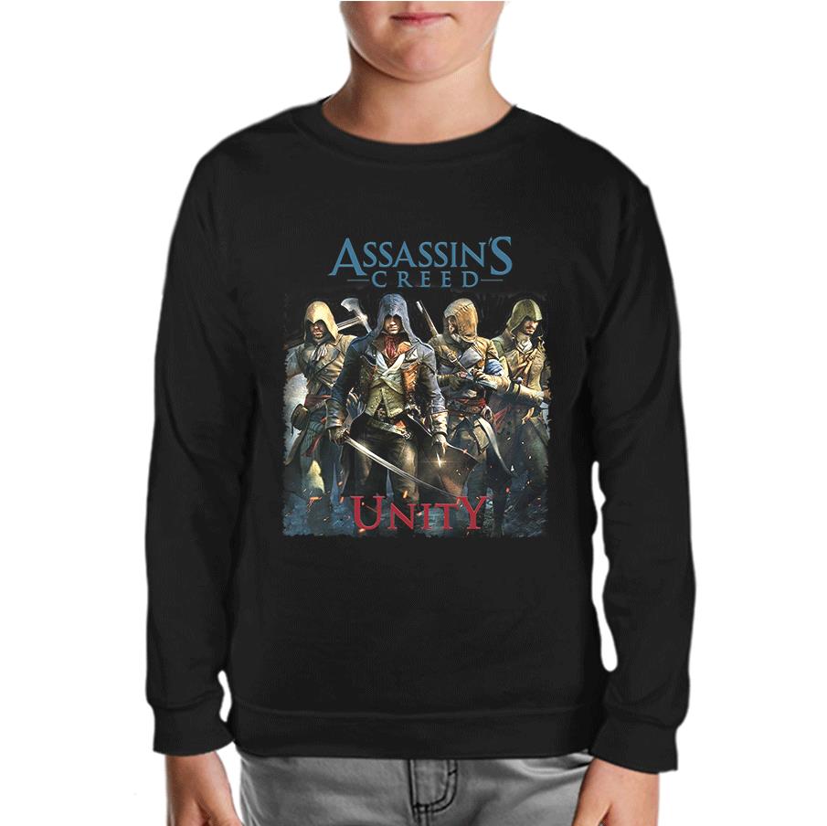 Assassin's Creed Unity 2 Black Kids Sweatshirt