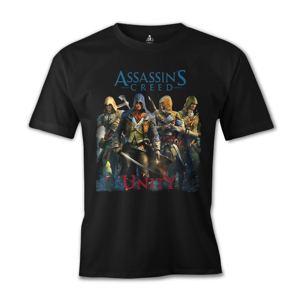 Assassin's Creed Unity 2 Black Men's Tshirt