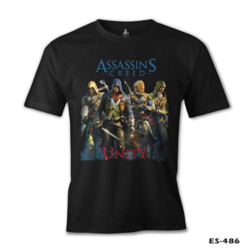 Assassin's Creed Unity 2 Black Men's Tshirt