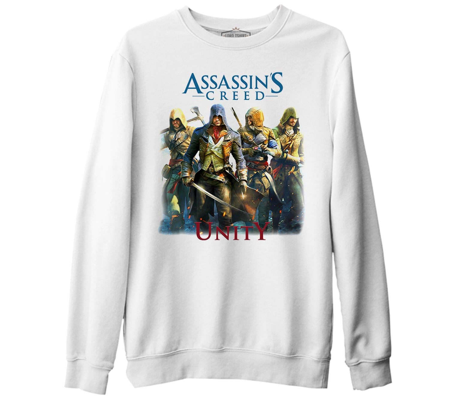 Assassin's Creed - Unity Beyaz Kalın Sweatshirt