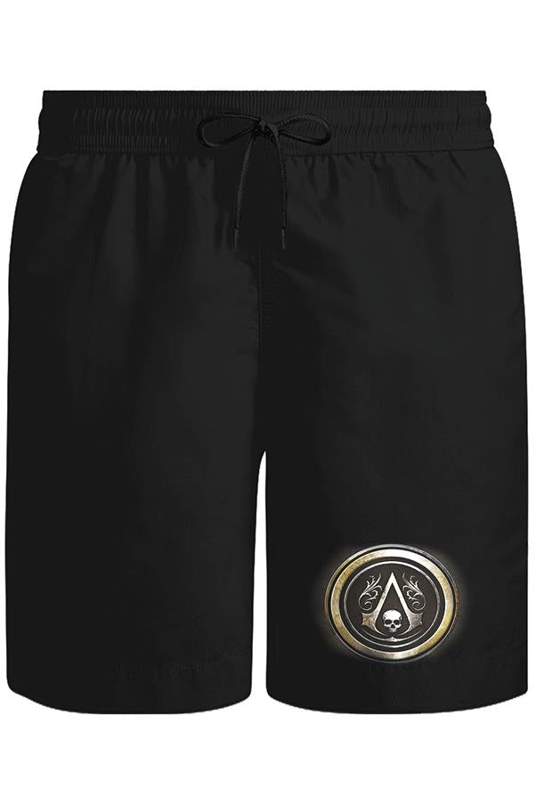 Assassin's Creed V Unisex Siyah Şort