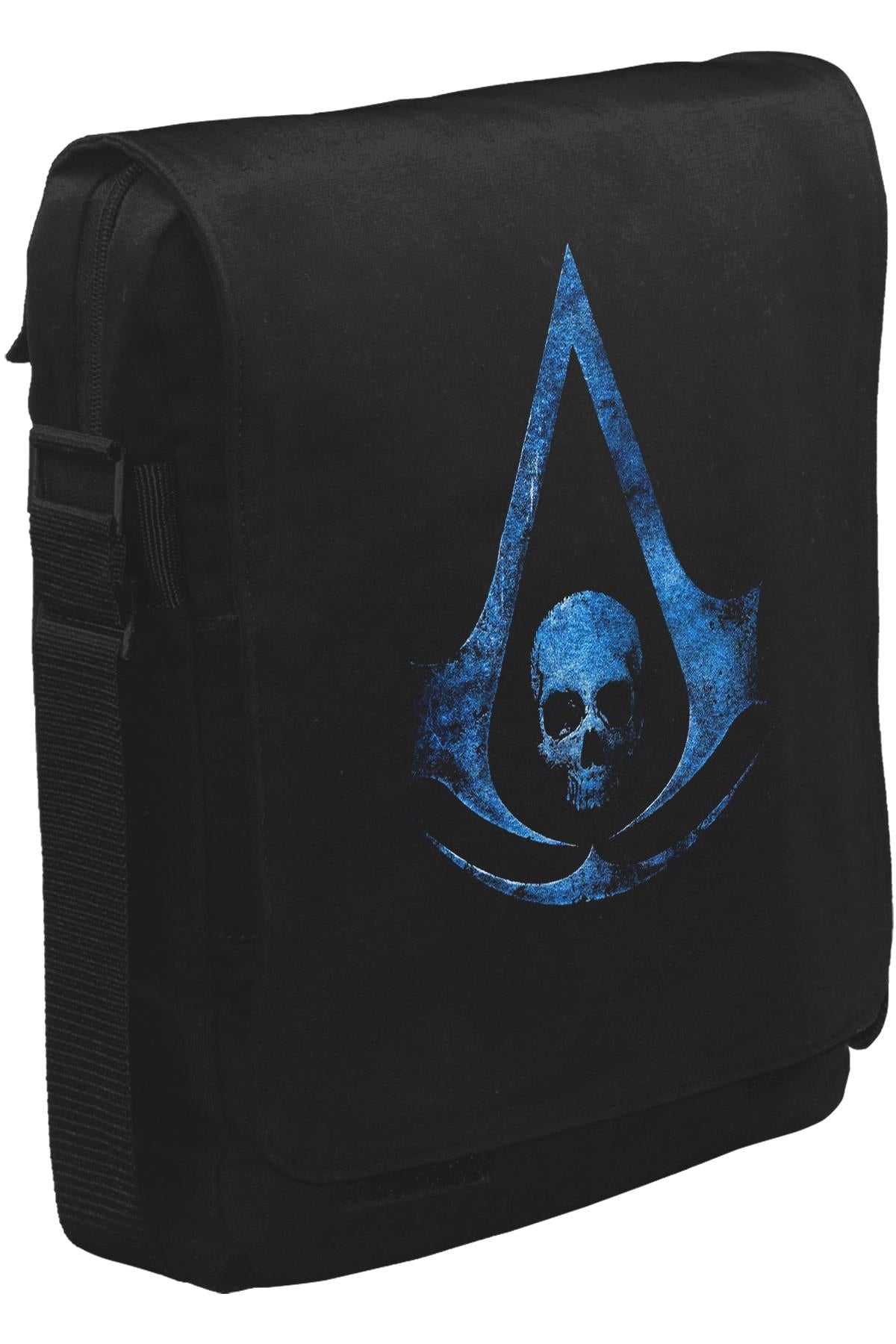 Assassin's Creed VII Unisex Siyah Postacı Çanta
