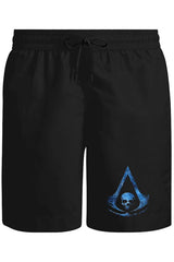 Assassin's Creed VII Unisex Siyah Şort