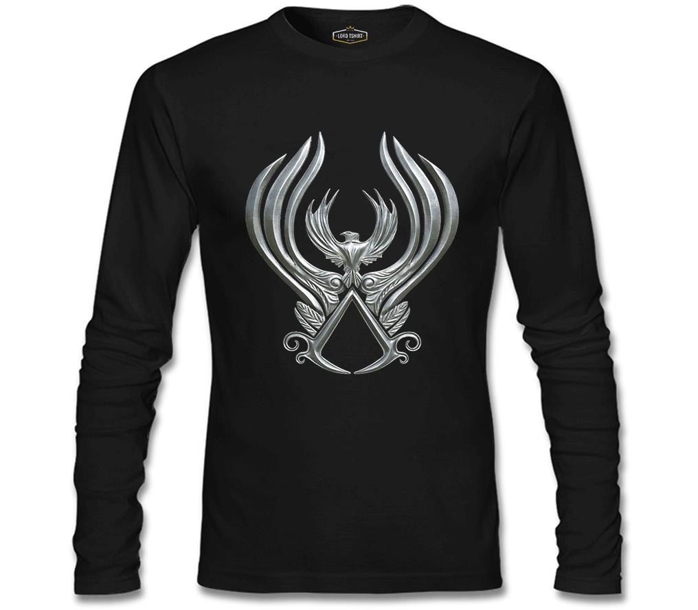 Assassin's Creed - Wings Siyah Erkek Sweatshirt