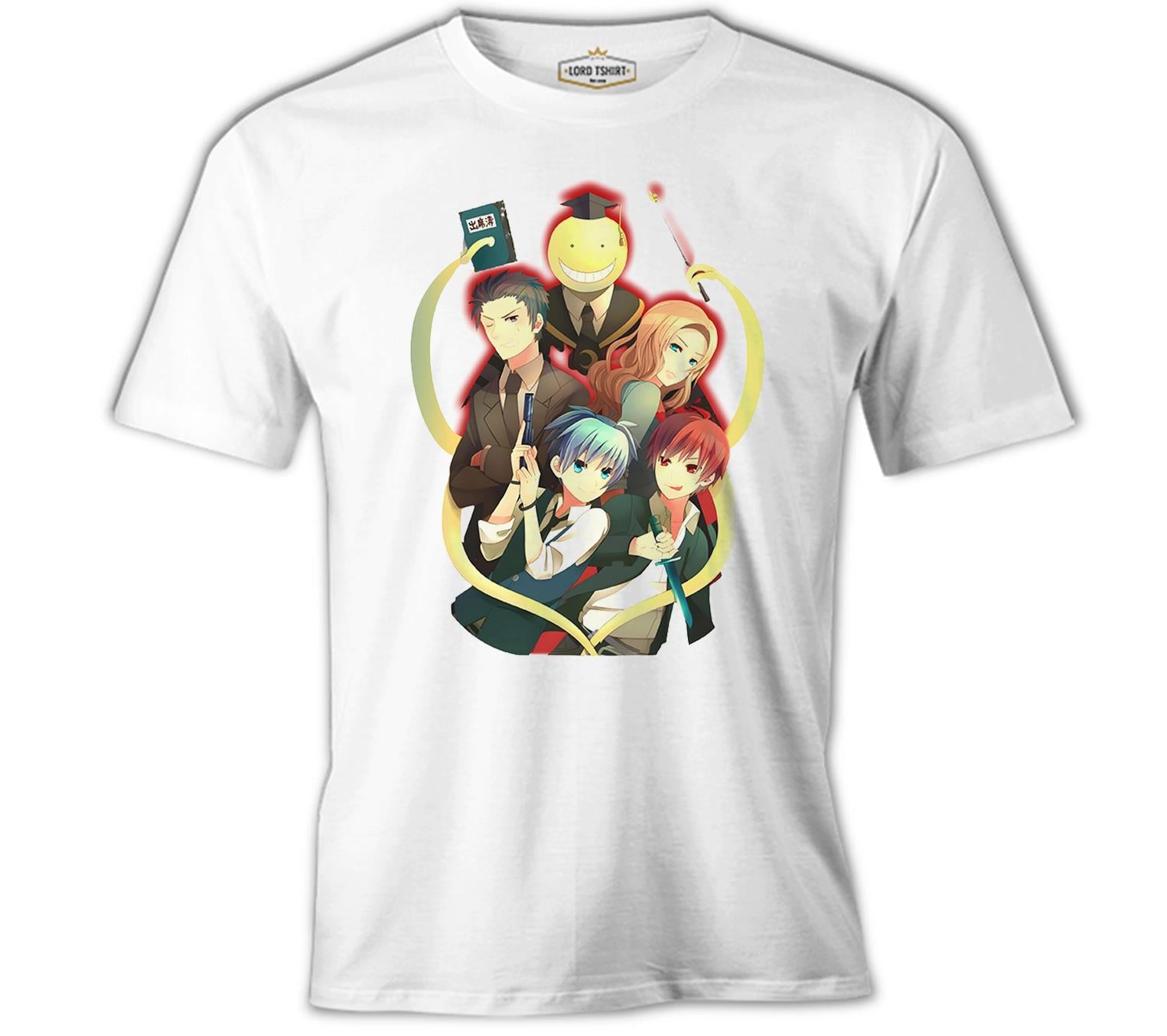 Assassination Classroom Beyaz Erkek Tshirt