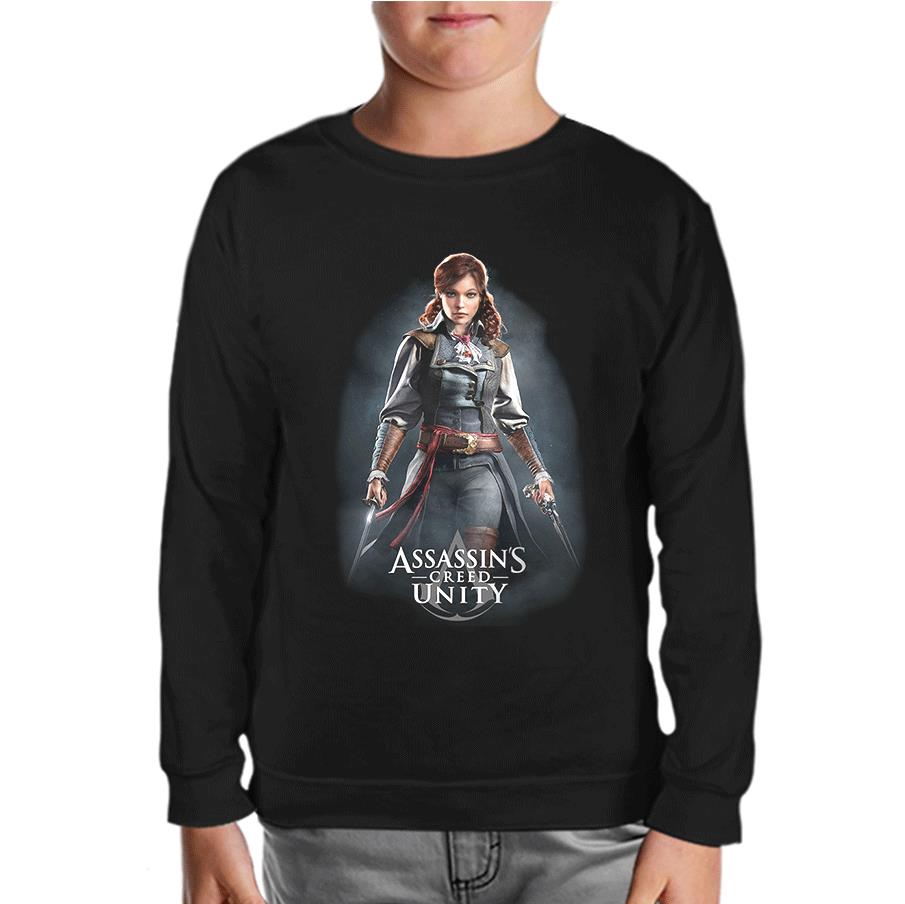 Assassins Creed Unity - Elise Black Kids Sweatshirt