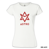 Astro - Logo Beyaz Kadın Tshirt