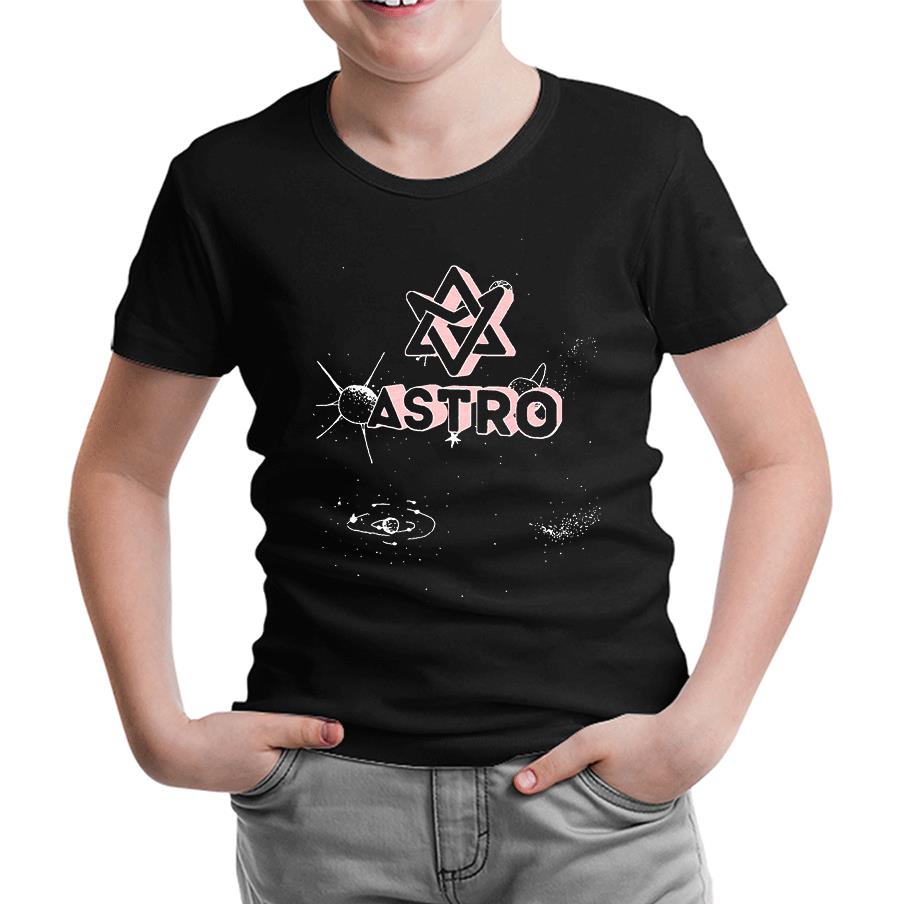 Astro - Universe Siyah Çocuk Tshirt