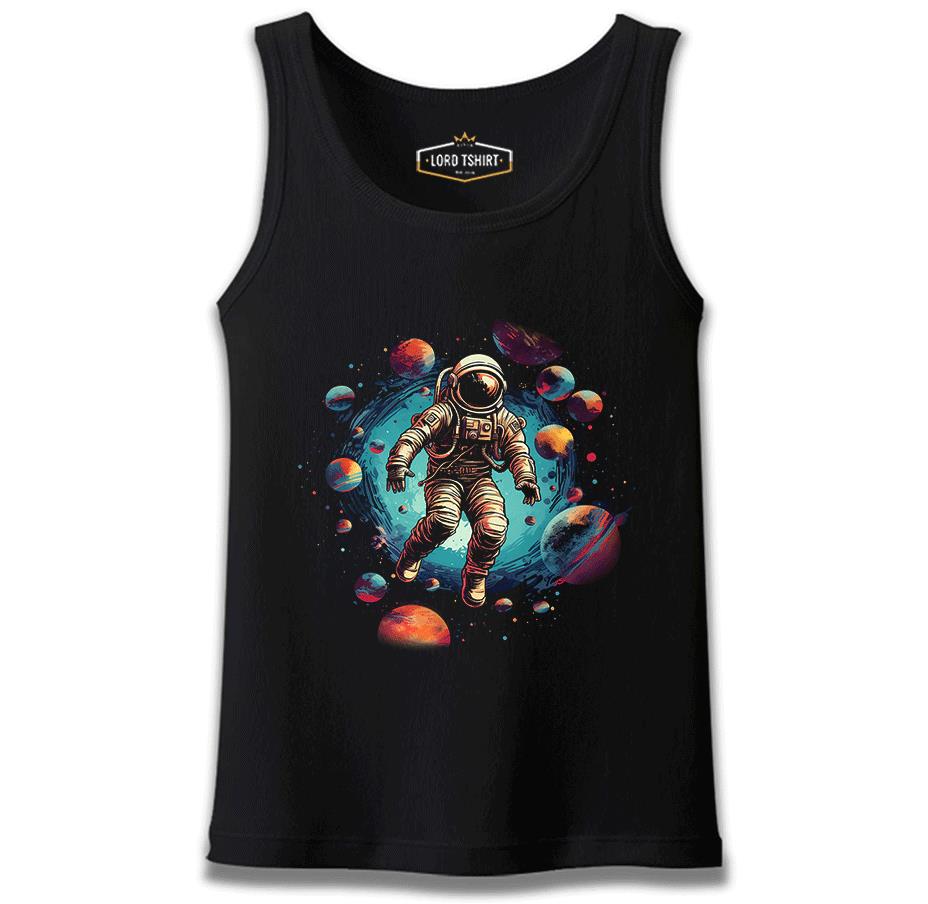 Astronaut - Journey to the Planets Black Men's Tank Top 