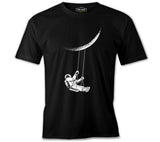 Astronaut Swing Black Men's Tshirt