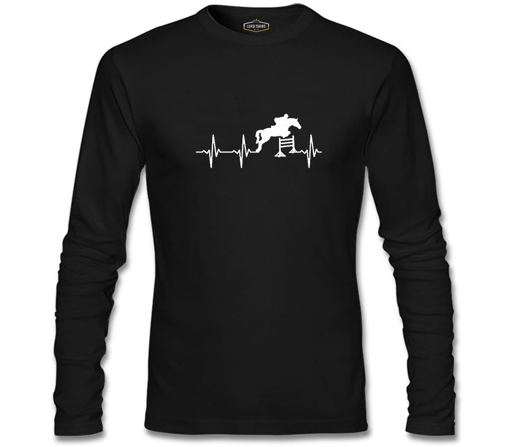 At 10 Siyah Erkek Sweatshirt