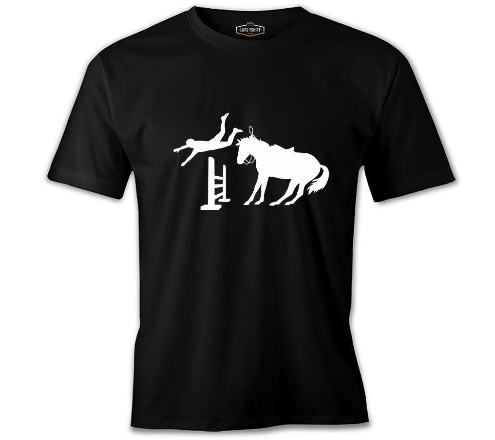 At 12 Siyah Erkek Tshirt