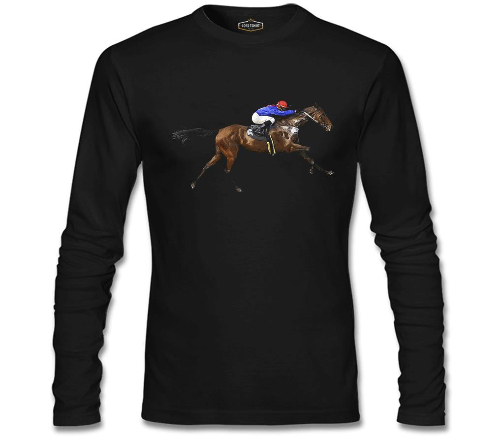 At 5 Siyah Erkek Sweatshirt