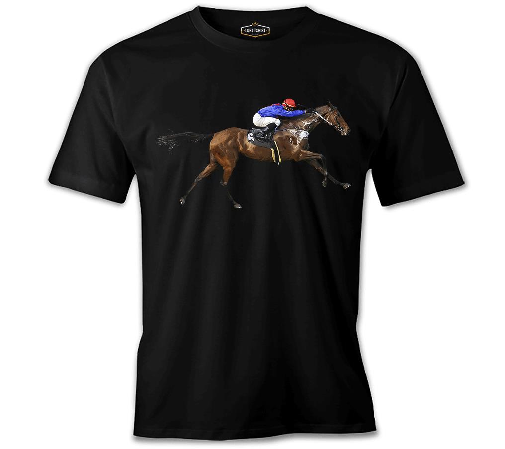 At 5 Siyah Erkek Tshirt