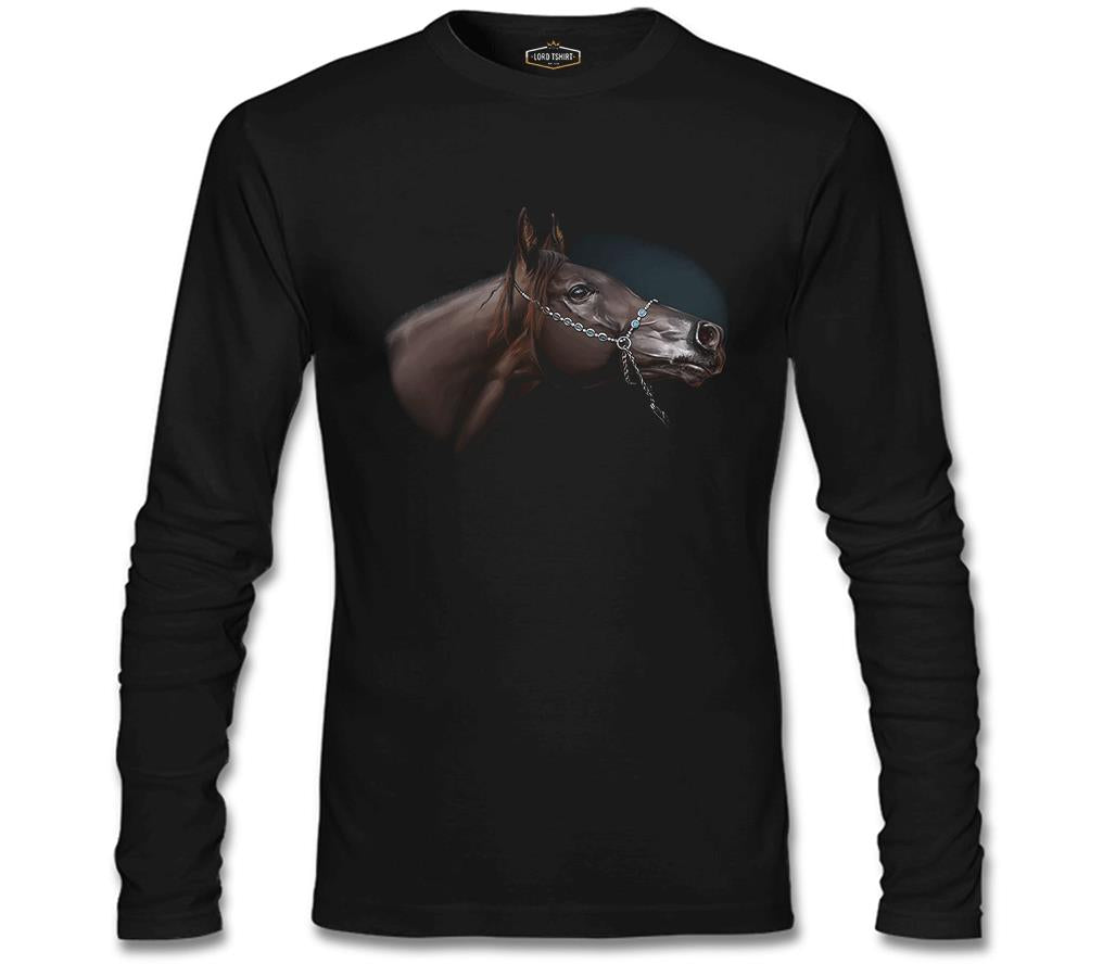 At 6 Siyah Erkek Sweatshirt