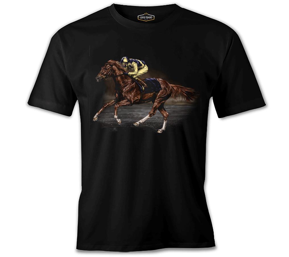 At 7 Siyah Erkek Tshirt