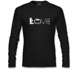 At 8 Siyah Erkek Sweatshirt