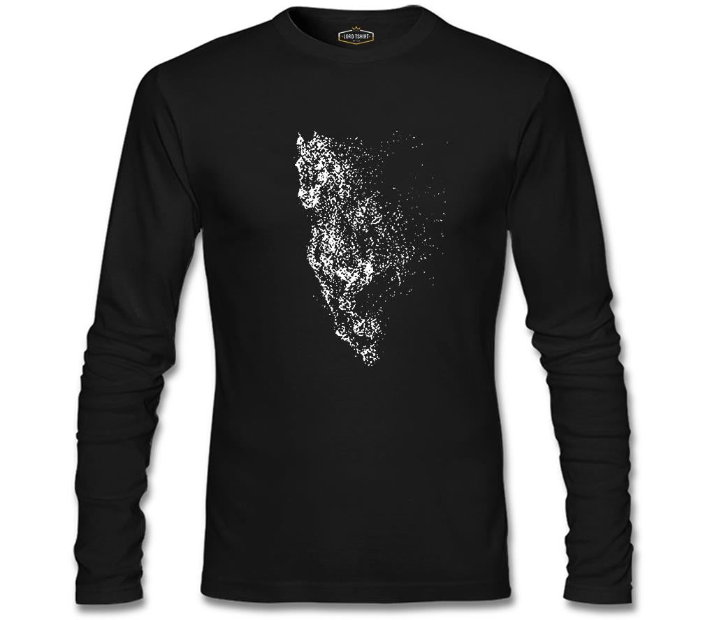 At 9 Siyah Erkek Sweatshirt